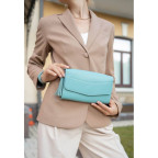 Шкіряний клатч Еліс Тіффані blanknote BN-BAG-7-tiffany бірюза - Фотографія № 100