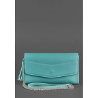 Шкіряний клатч Еліс Тіффані blanknote BN-BAG-7-tiffany бірюза - Фотографія № 102