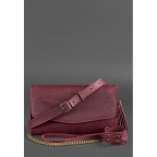 Шкіряна жіноча сумка Еліс бордова crazy horse blanknote BN-BAG-7-vin-kr - Фотографія № 104