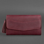 Шкіряна жіноча сумка Еліс бордова crazy horse blanknote BN-BAG-7-vin-kr - Фотографія № 109
