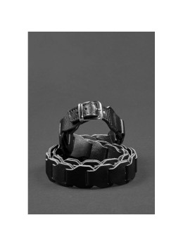 Чёрный кожаный ремень Blancnote BN-BELT-1-g