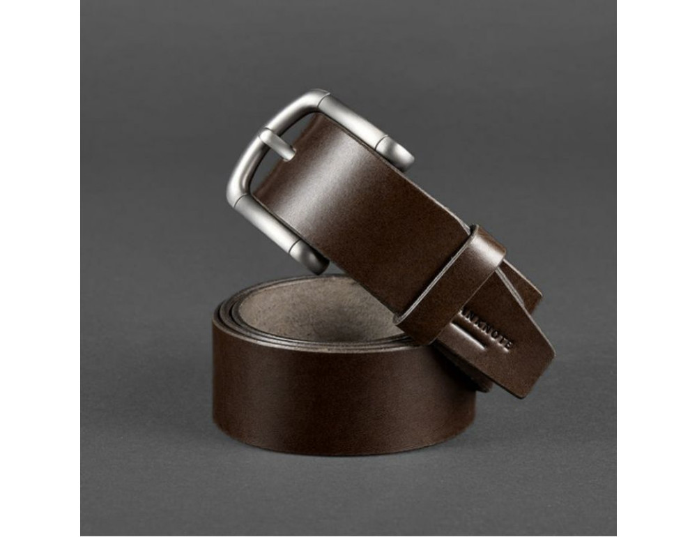 Чоловічий ремінь 40 мм коричневий Blancnote BN-BELT-2-brown - Фотографія № 5