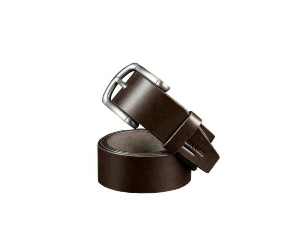 Чоловічий ремінь 40 мм коричневий Blancnote BN-BELT-2-brown - Фотографія № 6