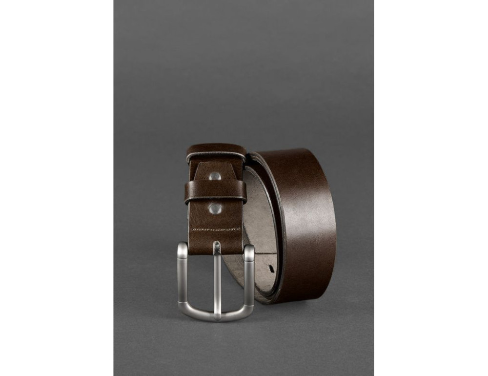Чоловічий ремінь 40 мм коричневий Blancnote BN-BELT-2-brown - Фотографія № 3
