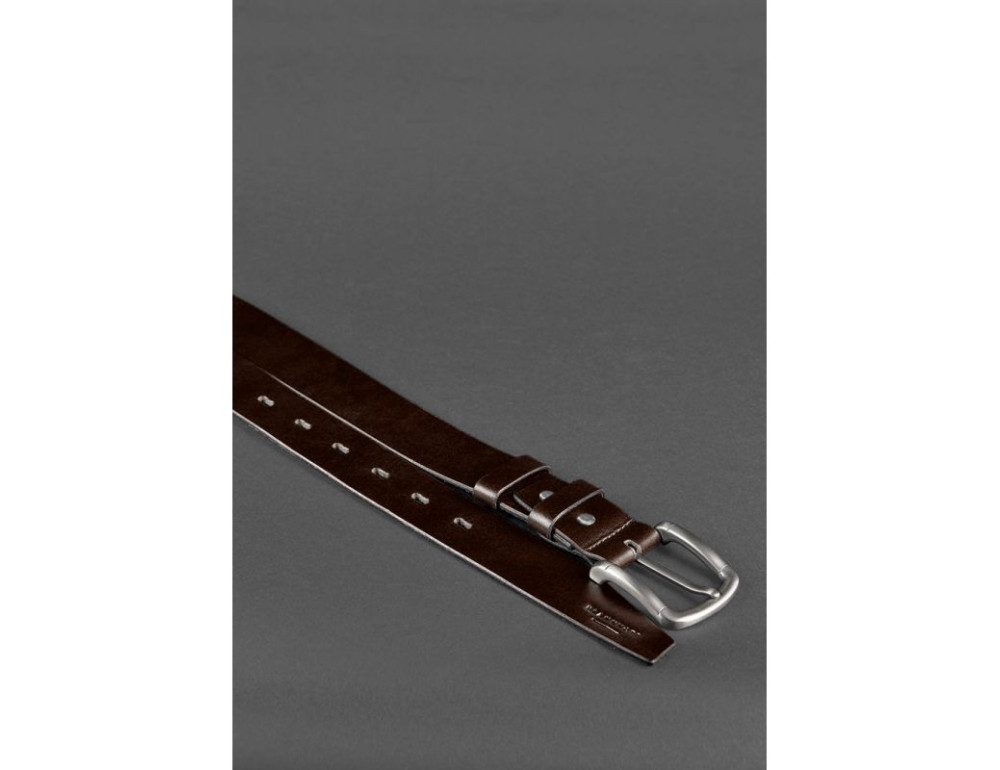 Чоловічий ремінь 40 мм коричневий Blancnote BN-BELT-2-brown - Фотографія № 4
