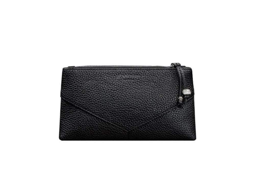 Жіноча шкіряна косметичка чорна Blancnote BN-CB-1-onyx - Фотографія № 6