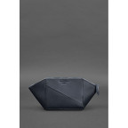 Жіноча шкіряна косметичка Краст темно-синя Blanknote BN-CB-2-navy-blue - Фотографія № 100