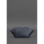 Жіноча шкіряна косметичка Краст темно-синя Blanknote BN-CB-2-navy-blue - Фотографія № 103