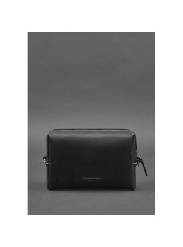 Шкіряна косметичка-несесер 3.0 Чорна Crazy Horse Blancnote BN-CB-3-g-kr