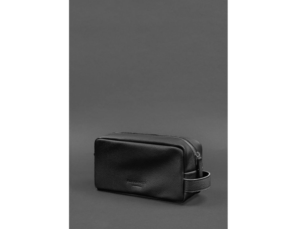 Чорний шкіряний несесер Blancnote BN-CB-6-ONYX - Фотографія № 2