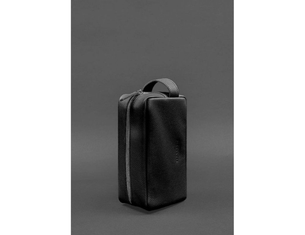 Чорний шкіряний несесер Blancnote BN-CB-6-ONYX - Фотографія № 4