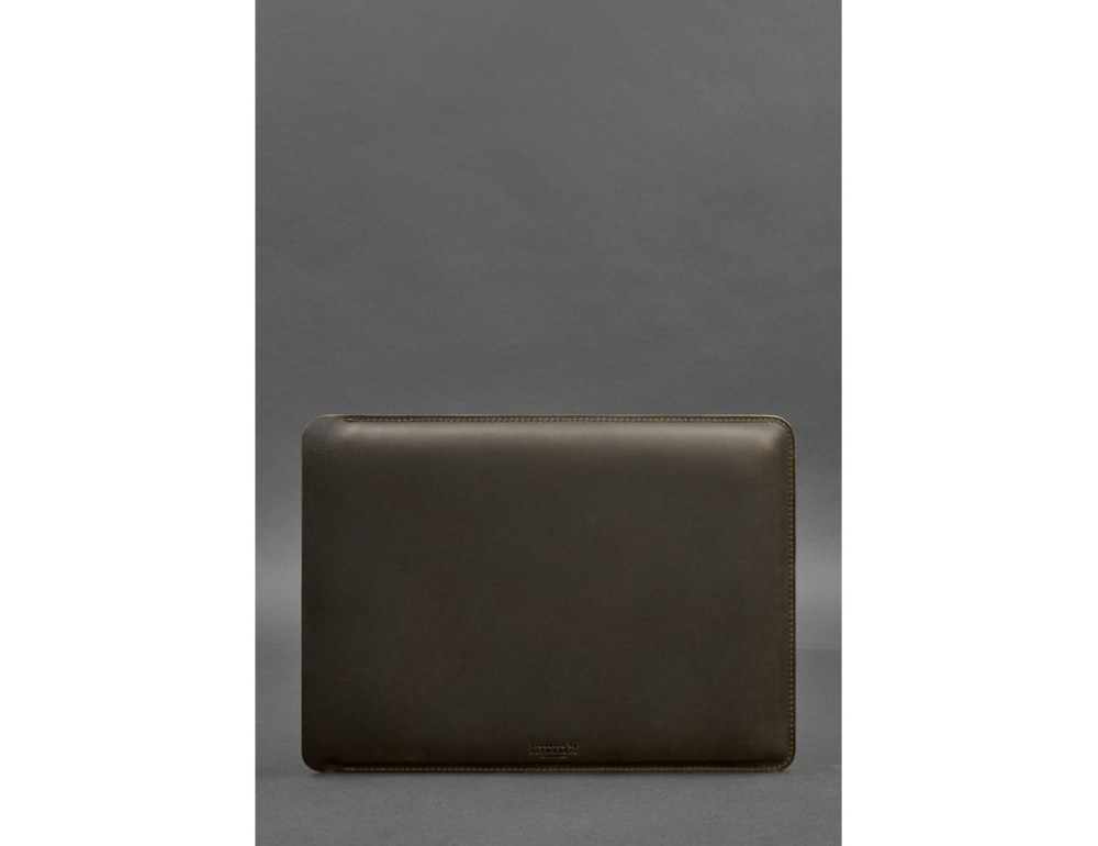 Кожаный чехол для MacBook Air/Pro 13'' Темно-коричневый Blancnote BN-GC-7-o - Фото № 3