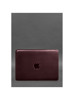 Кожаный чехол для MacBook Air/Pro 13'' Бордовый Blancnote BN-GC-7-vin-kr