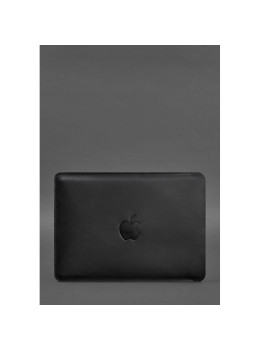 Кожаный чехол для MacBook Pro 15''-16'' Черный Blanknote BN-GC-8-g-kr
