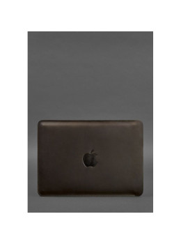 Кожаный чехол для MacBook Pro 15''-16'' Темно-коричневый Blanknote BN-GC-8-o