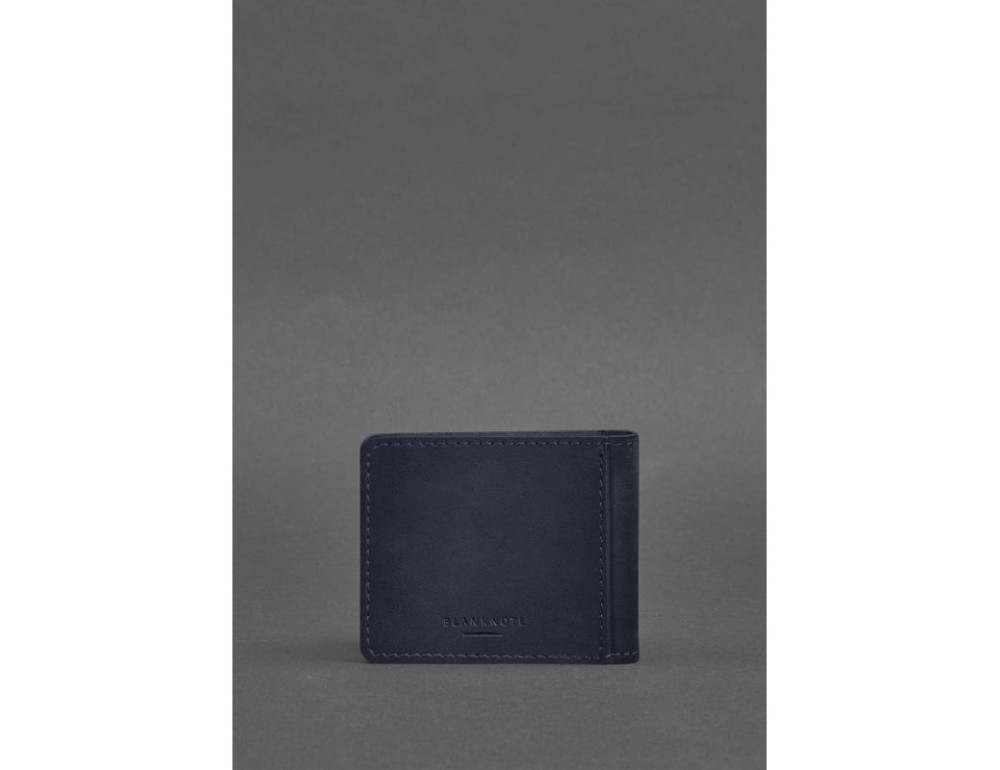 Шкіряна обкладинка для посвідчення з гербом, синій Crazy Horse Blanknote BN-IDC-2-nn - Фотографія № 4