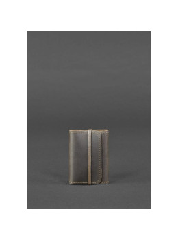 Темно-коричневый кожаный кард-кейс Blancnote  BN-KK-1-1-O-A