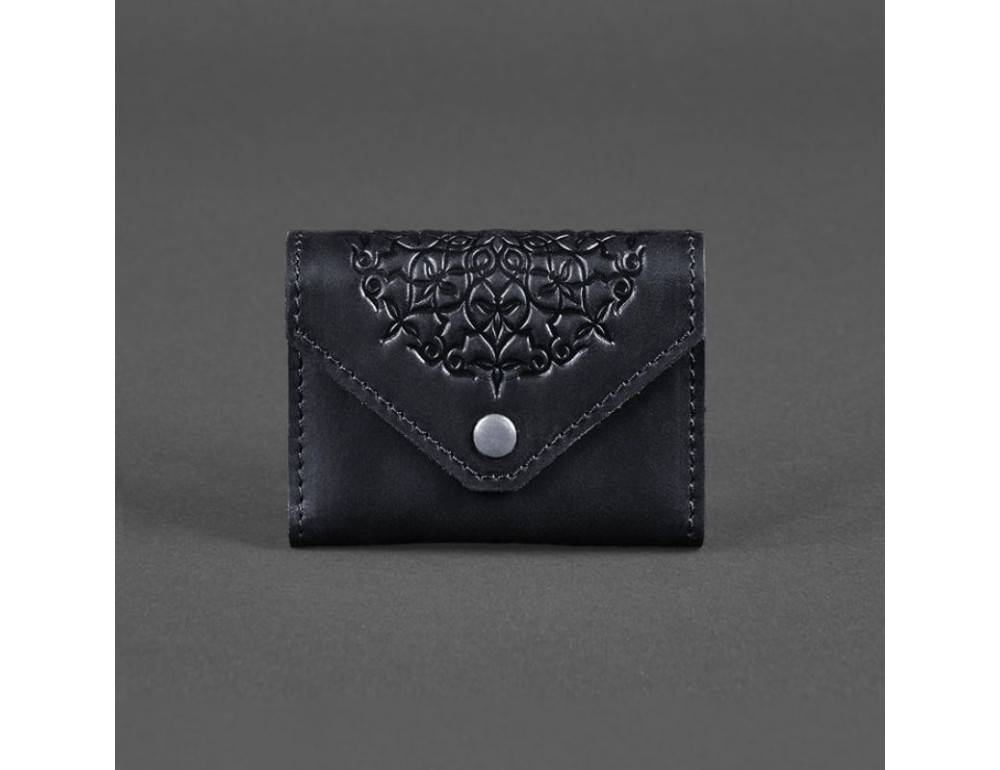 Шкіряний кард-кейс 3.0 синій з мандалою Blancnote BN-KK-3-nn-man - Фотографія № 5