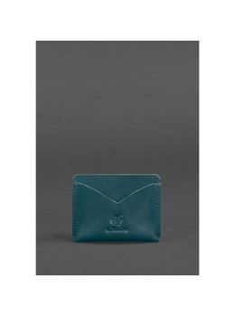 Женская кожаная визитница 5.0 зеленая Blancnote BN-KK-5-malachite