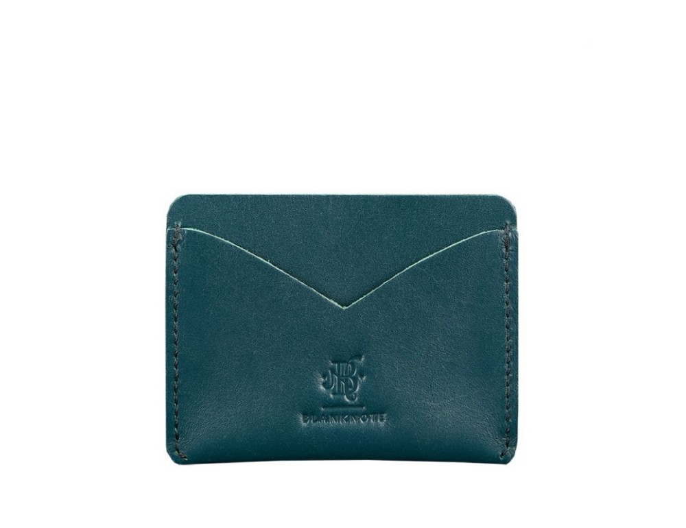 Жіноча шкіряна візитниця 5.0 зелена Blancnote BN-KK-5-malachite - Фотографія № 5