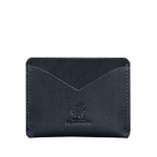 Шкіряна візитниця 5.0 темно-синя Blancnote BN-KK-5-navy-blue - Фотографія № 104