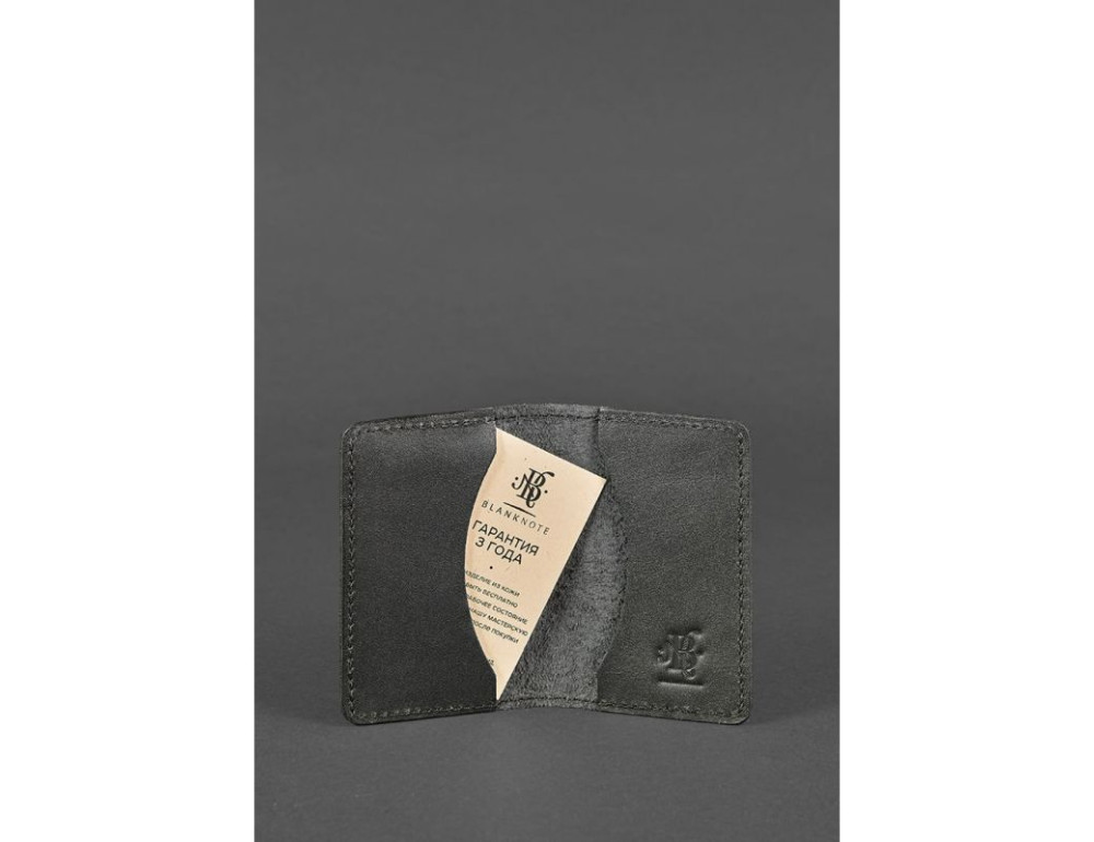 Шкіряний кард-кейс (візитниця) Blancnote BN-KK-6-g - Фотографія № 3