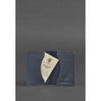 Шкіряний кард-кейс (візитниця) 6.0 темно-синій Blancnote BN-KK-6-navy-blue - Фотографія № 102