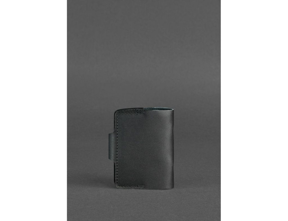 Шкіряний кард-кейс 7.1 (Книжка) чорний Blancnote N-KK-7-1-g - Фотографія № 4