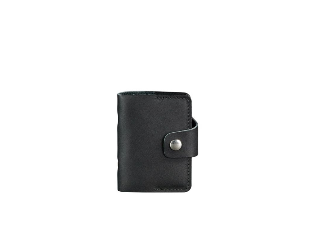 Шкіряний кард-кейс 7.1 (Книжка) чорний Blancnote N-KK-7-1-g - Фотографія № 6