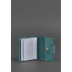 Женский кожаный кард-кейс 7.1 (Книжечка) зеленый Blancnote BN-KK-7-1-malachite - Фото № 102