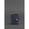 Кожаный кард-кейс 7.1 (Книжечка) темно-синий Blancnote BN-KK-7-1-navy-blue