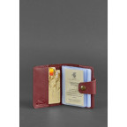 Женский кожаный кард-кейс 7.1 (Книжечка) бордовый Blancnote BN-KK-7-1-vin - Фото № 101