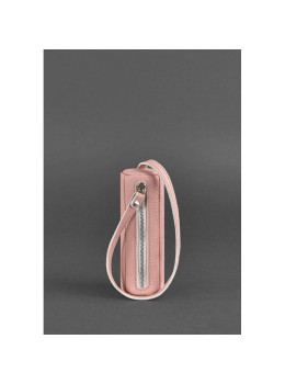 Кожаная ключница розового цвета Blancnote BN-KL-3-barbi