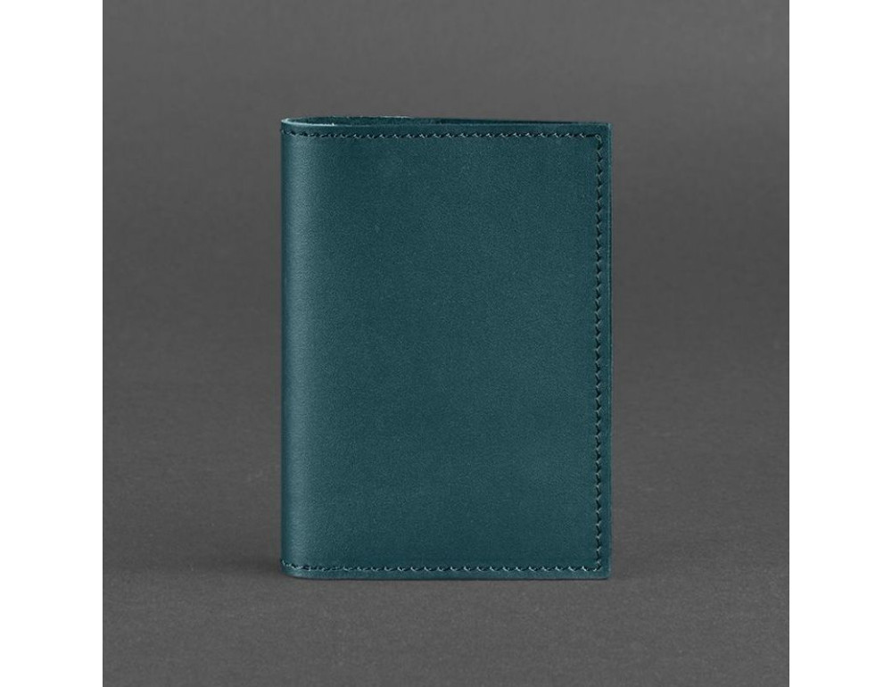 Обкладинка для паспорта 1.2 зелена Blancnote BN-OP-1-2-malachite - Фотографія № 4