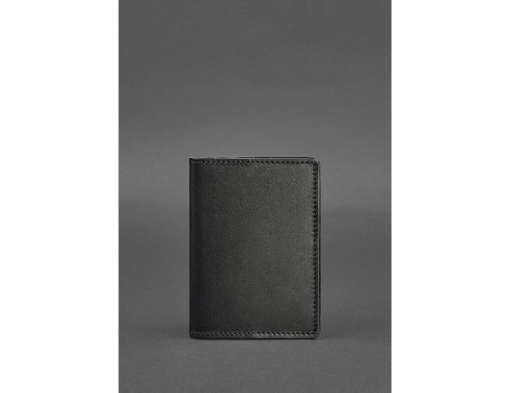 Кожаная обложка для паспорта 1.3 черная Краст Blancnote BN-OP-1-3-g - Фото № 1 Кожаная обложка для паспорта 1.3 черная Краст Blancnote BN-OP-1-3-g - Фото № 1