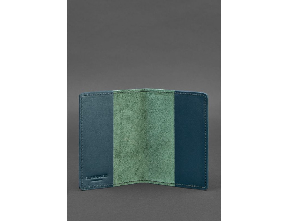 Обкладинка для паспорта 1.3 зелена Blancnote BN-OP-1-3-malachite - Фотографія № 3