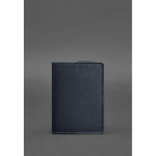 Шкіряна обкладинка для паспорта 1.3 темно-синя Blancnote BN-OP-1-3-navy-blue - Фотографія № 100