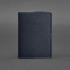 Шкіряна обкладинка для паспорта 1.3 темно-синя Blancnote BN-OP-1-3-navy-blue - Фотографія № 104