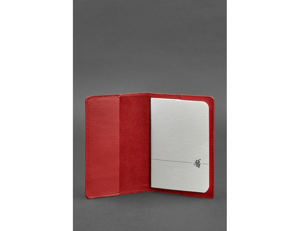 Обкладинка для паспорта 1.3 червона Blancnote BN-OP-1-3-red - Фотографія № 2