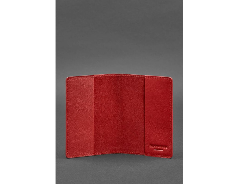 Обкладинка для паспорта 1.3 червона Blancnote BN-OP-1-3-red - Фотографія № 3