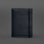 Кожаная обложка для паспорта 1.0 темно-синяя краст BN-OP-1-navy-blue - Фото № 104