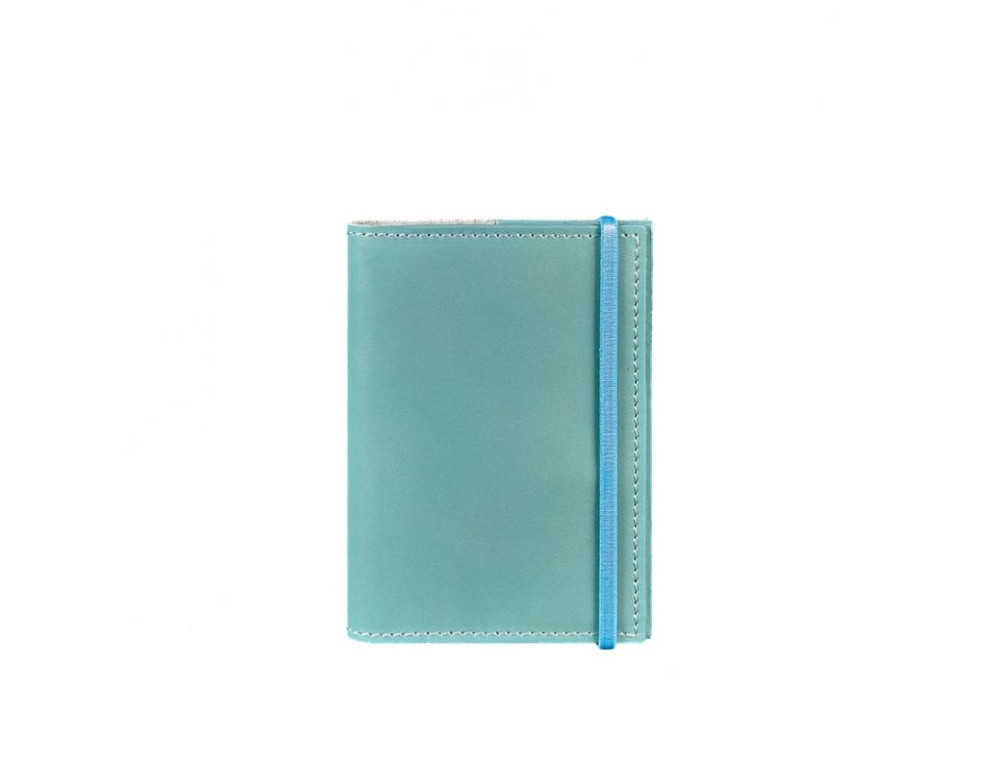 Шкіряна обкладинка для паспорта 1.0 бірюзова Blancnote BN-OP-1-tiffany - Фотографія № 6