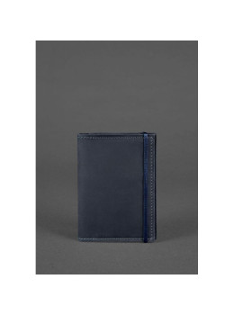 Кожаная обложка для паспорта 2.0 синяя Blanknote BN-OP-2-nn