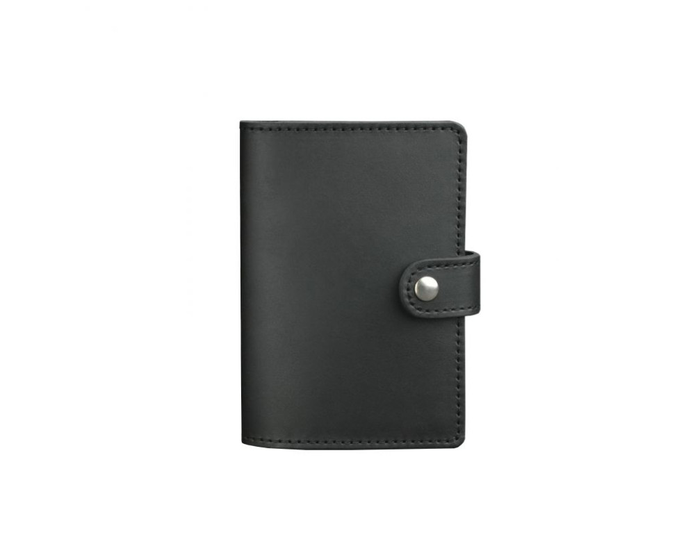Шкіряна обкладинка для паспорта 3.0 чорна Blancnote BN-OP-3-g - Фотографія № 6