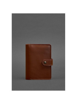 Кожаная обложка для паспорта 3.0 светло-коричневая Blancnote BN-OP-3-k