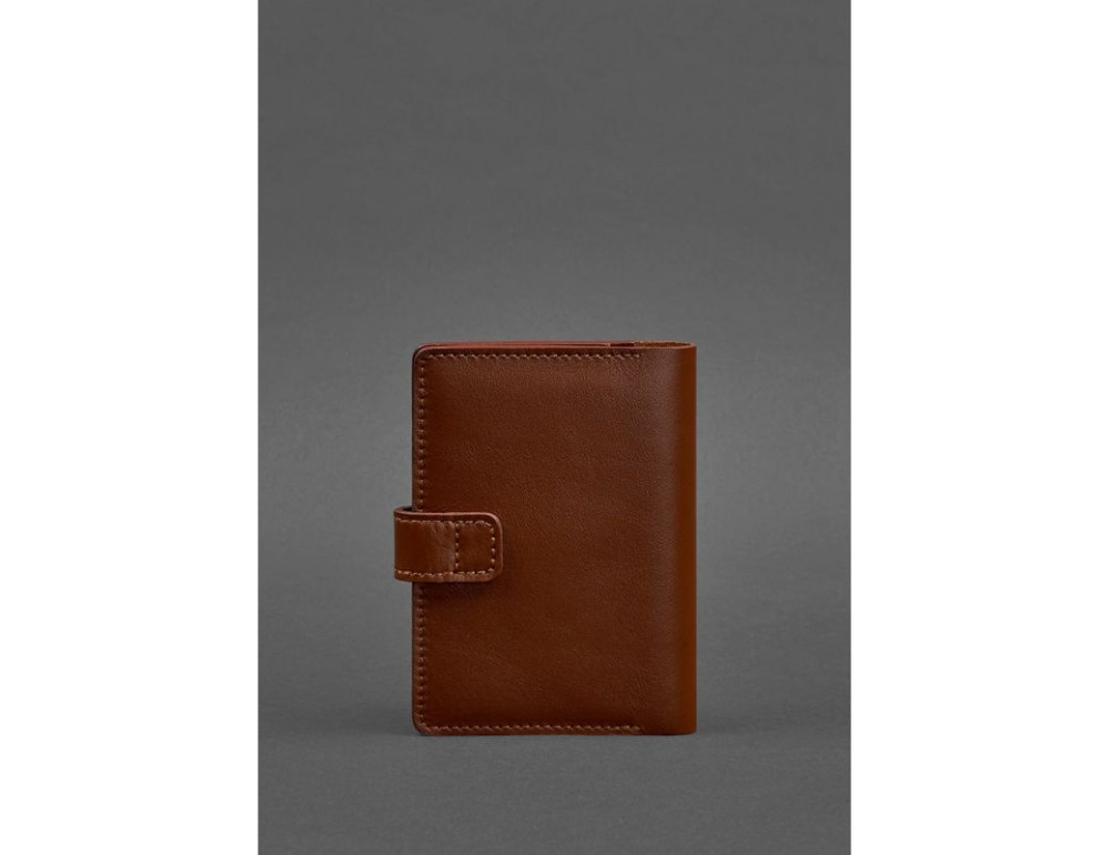 Шкіряна обкладинка для паспорта 3.0 світло-коричнева Blancnote BN-OP-3-k - Фотографія № 4