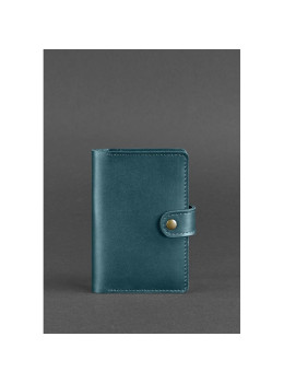 Кожаная обложка для паспорта 3.0 зеленая Blanknote BN-OP-3-malachite