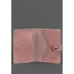 Шкіряна обкладинка для паспорта 3.0 рожева BN-OP-3-pink-peach - Фотографія № 102
