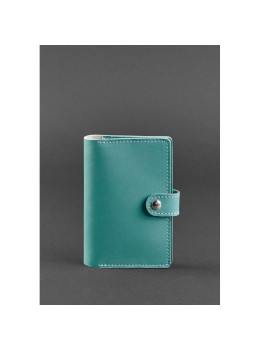 Кожаная обложка для паспорта 3.0 бирюзовая Blancnote BN-OP-3-tiffany
