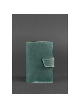 Кожаная обложка для паспорта 4.0 зеленая Crazy Horse Blancnote BN-OP-4-iz